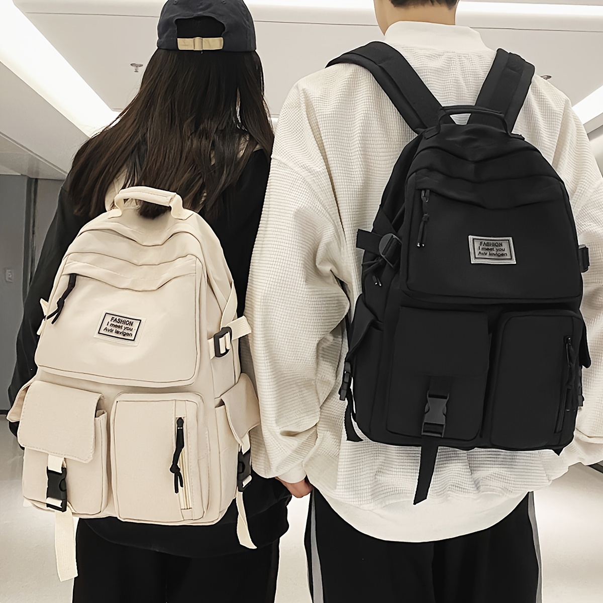 

1pc Versatile And Casual Backpack For Men, Simple Fashion Backpack