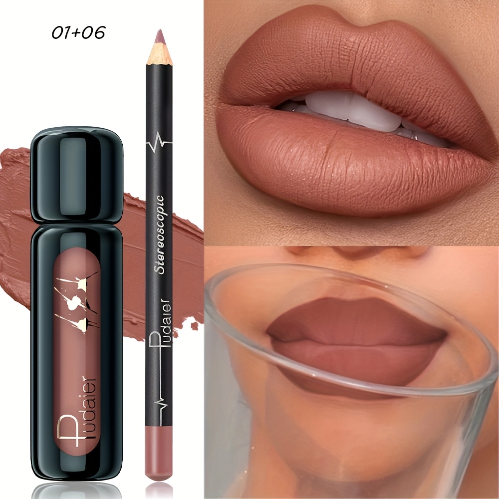 True Lips Waterproof Lip Liners Set of 2, Long-Lasting, Natural Look, Available in Pink, Purple, And Red Colors, Suitable for All Skin Types
