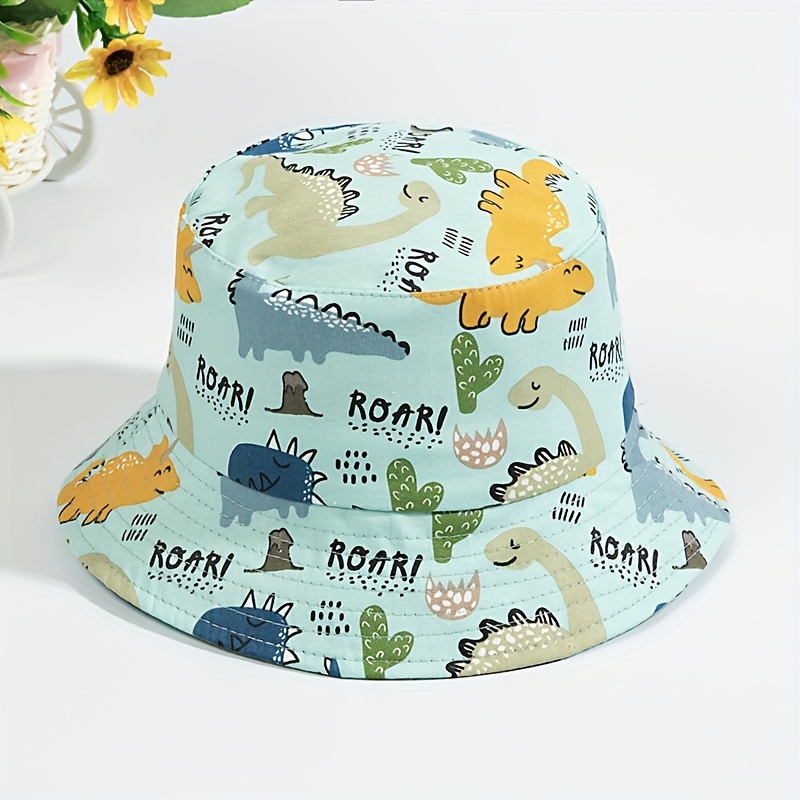 Boys Bucket Hat,uv Protection Wide Brim Sun Hat For Kids,breathable Bucket  Hats With Windproof Rope,cute Fishing Hat For Boy[c]