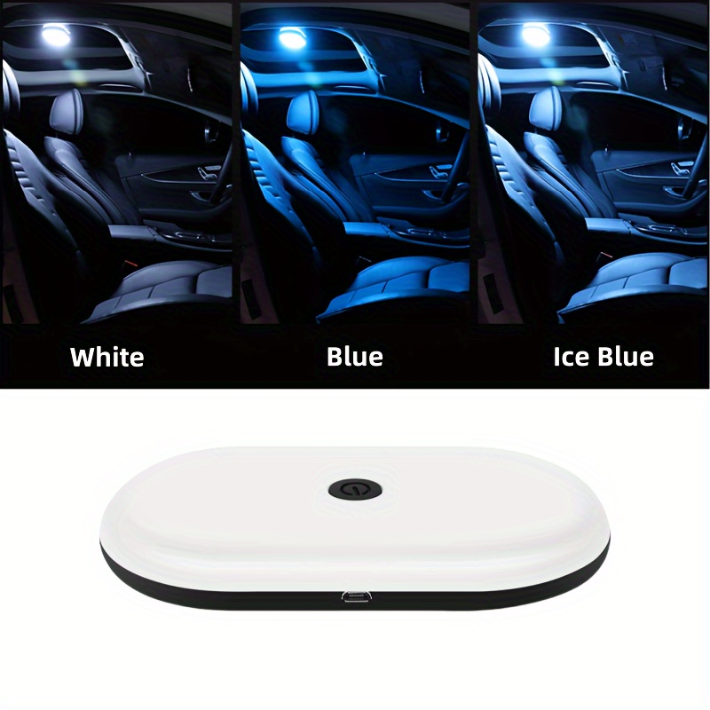 

Led Touch Light Wireless Car Interior Lighting Roof Reading Light Suitable For Luggage Storage Box Usb Charging