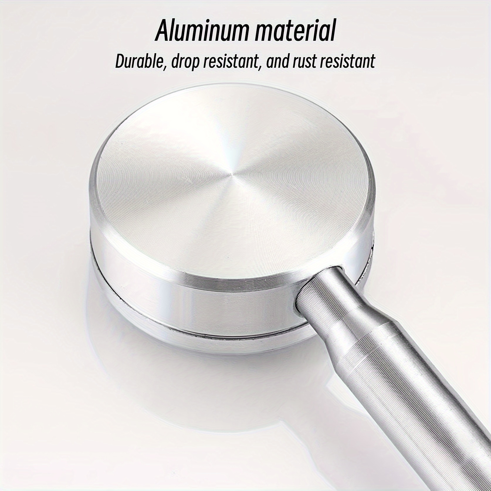 Silvery Space Pressurized Handheld Shower Head