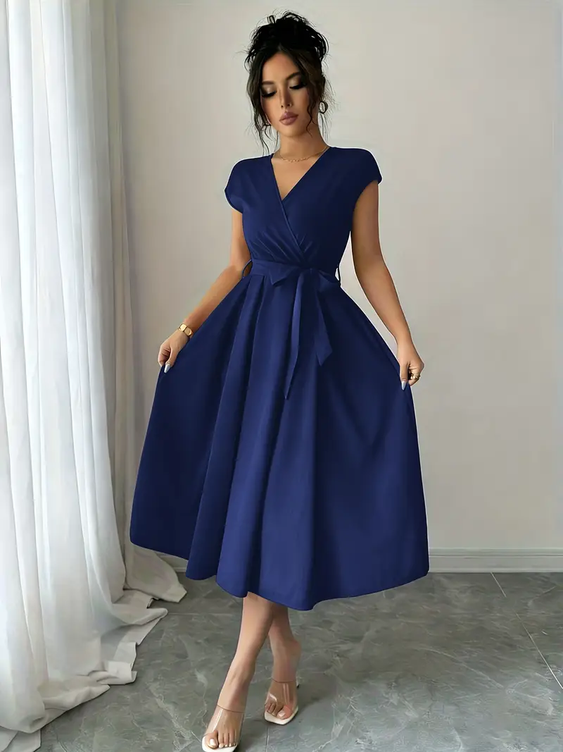 knee length umbrella dress Short sleeves White Knee-length White Homecoming Dress for Sale