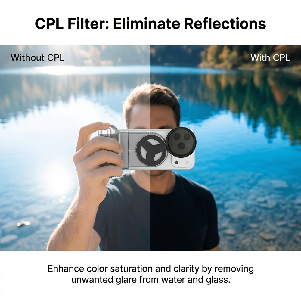Magnetic Phone Stabilizer and CPL Filter Master Set
