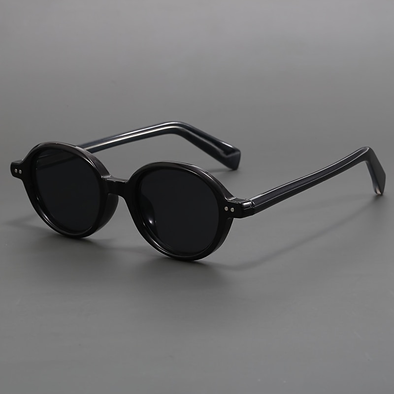 

Polarized Small Round Fashion Glasses For Men And Women, Vintage Tr90 Acetate Unisex Oval Style