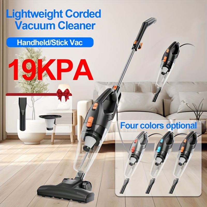 TEMU Model Of The 6in 1 Stick/handheld Vacuum Cleaner Is Lightweight (2.35kg) And Comes With A Washable Hepa Filter, A Dust Cup, And A Crevice Tool.