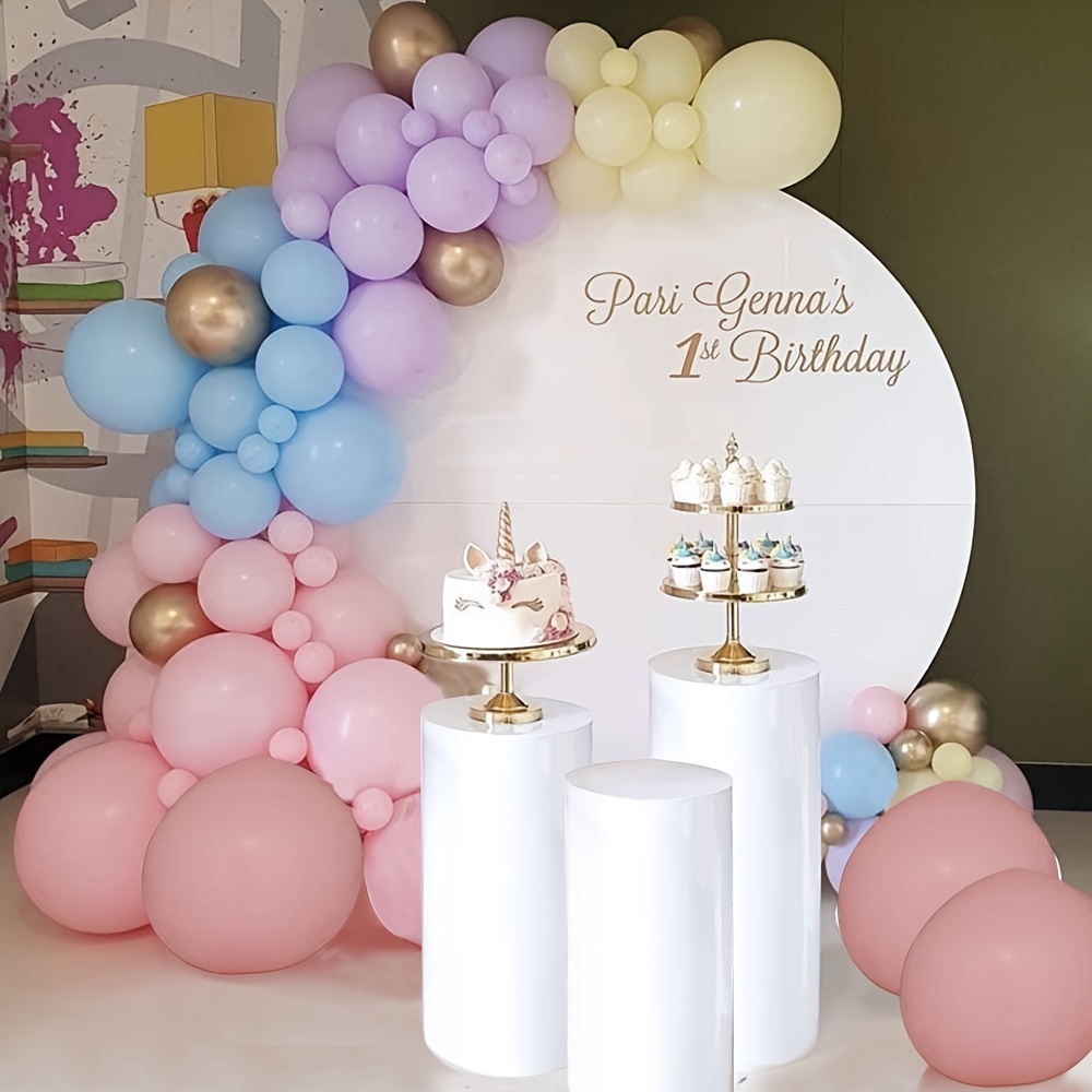 

23.6"& 25.5" & 27.5" Set Of 3 Metal Display Stand, Stands For Parties Decoration, Stand Display