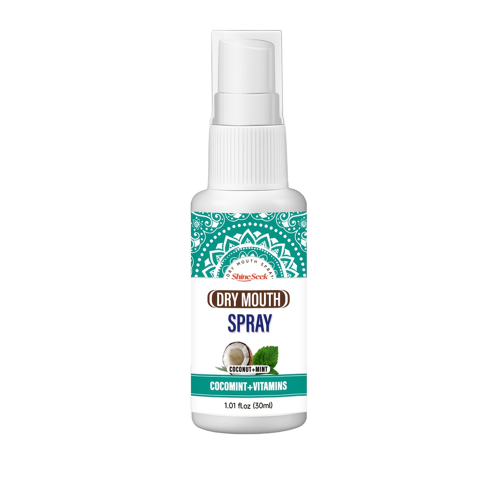Image of 1pc Shine Seek Concentrated Coconut Oil Refreshing Mint Spray, Long-lasting, Sugar-free Menthol Oral Spray. Coconut Oil Cleans The Oral , Breath, Ideal For Instant Breath .