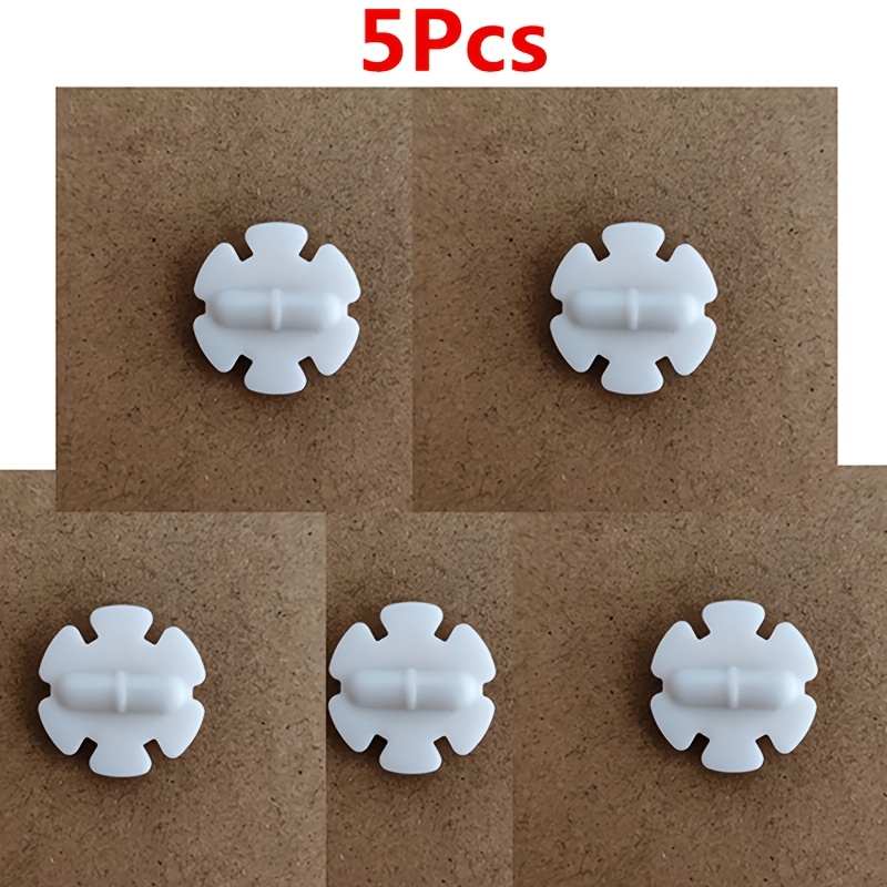 E-shop 5-teiliges Set Magnetrührstäbe mit starker Spitze für den Laborgebrauch – Langlebige Polypropylen-Magnetrührstäbe für Reaktionsgefäße,