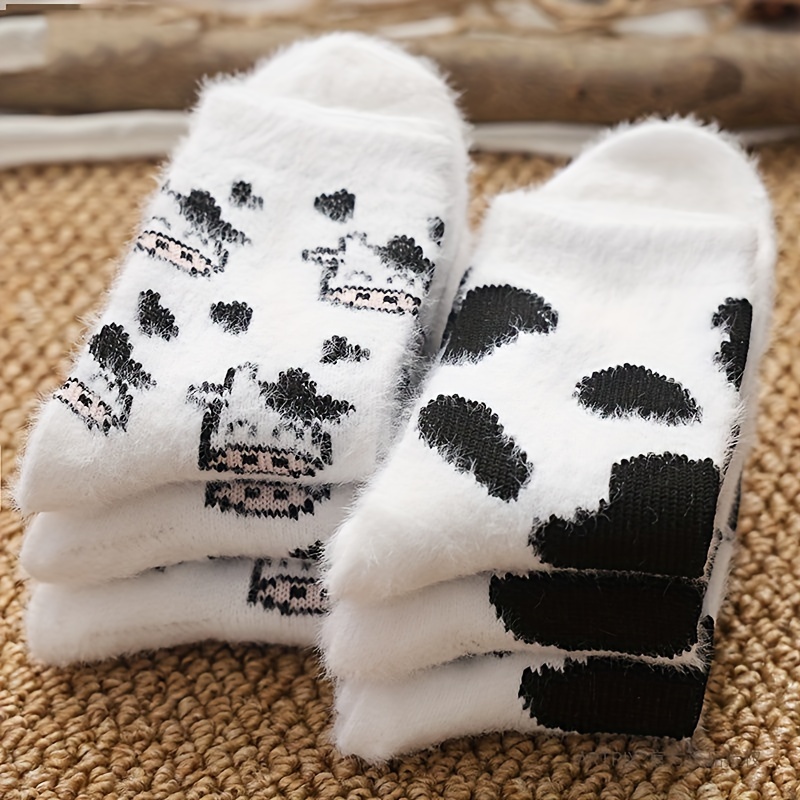 

Cow Pattern , Fluffy Mid , 's Stockings & Hosiery For