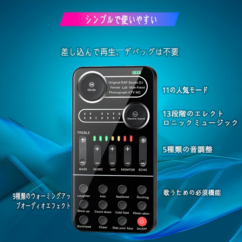 Professional Audio Mixer オーディオインターフェイスポッドキャスト