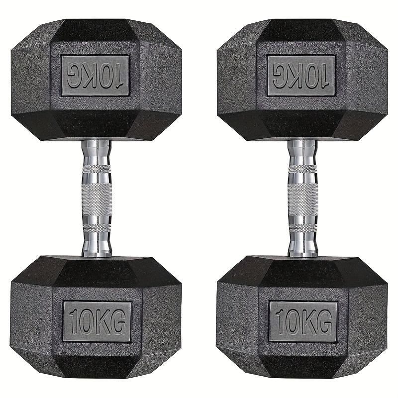 2 stuks 10 kg halters, zeshoekige halters