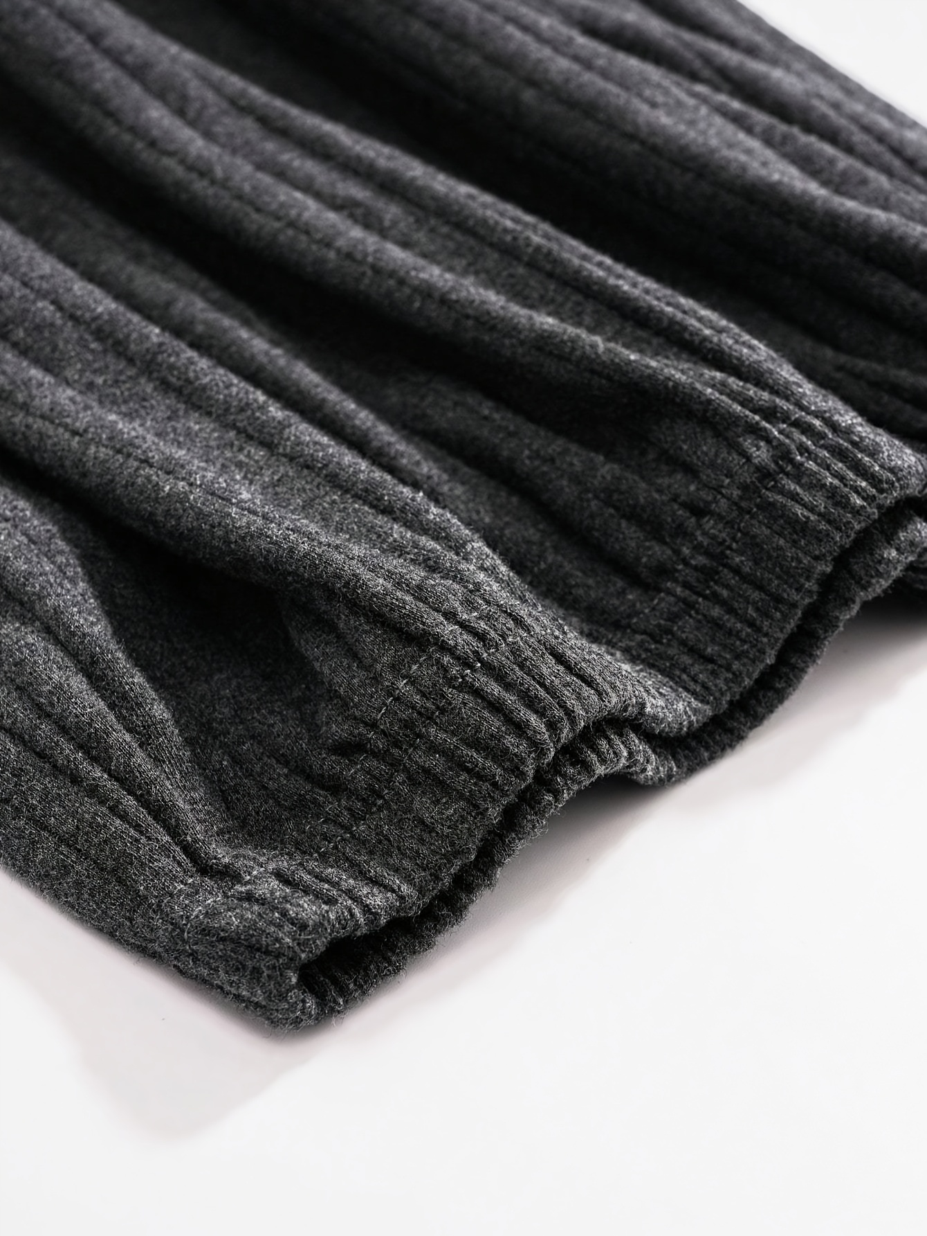 Two-Piece Men'S Cotton Pajamas And Sleep Pants Spring And Autumn Round Neck Breathable Sweat-Absorbent Home Clothes, Sweat-Resistant
