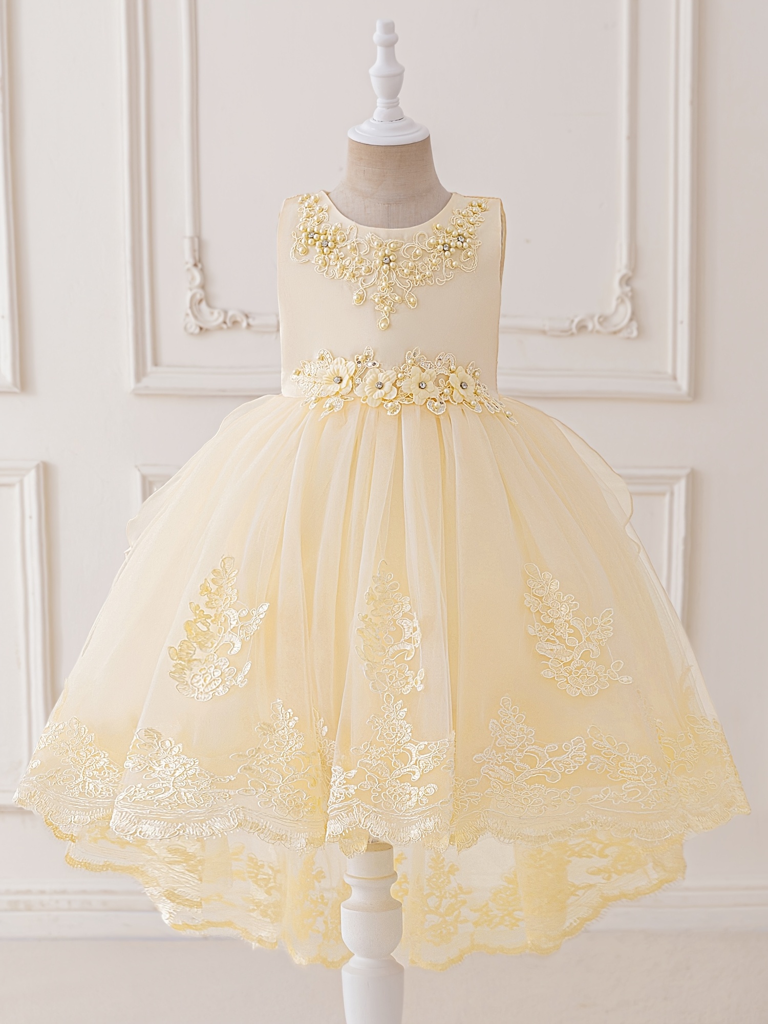 measurement hemming new gorgeous childrens formal dress