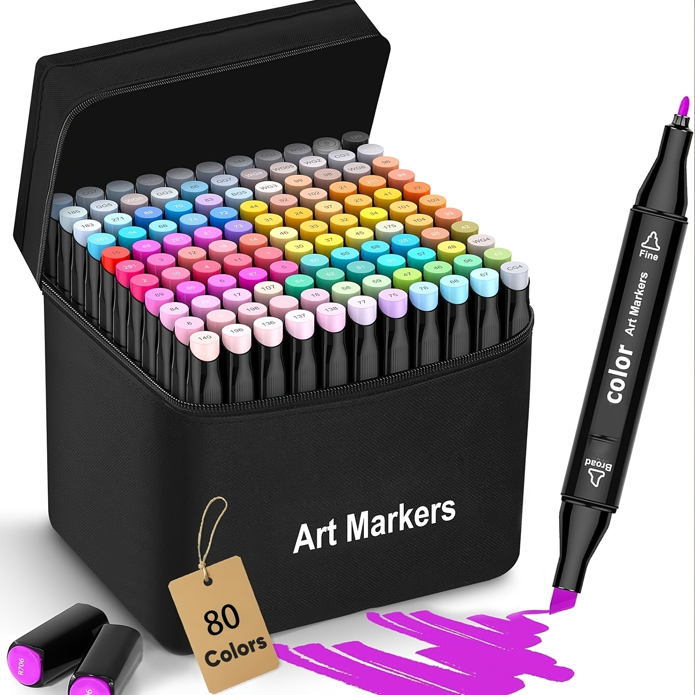 168 markers sold on Temu United States