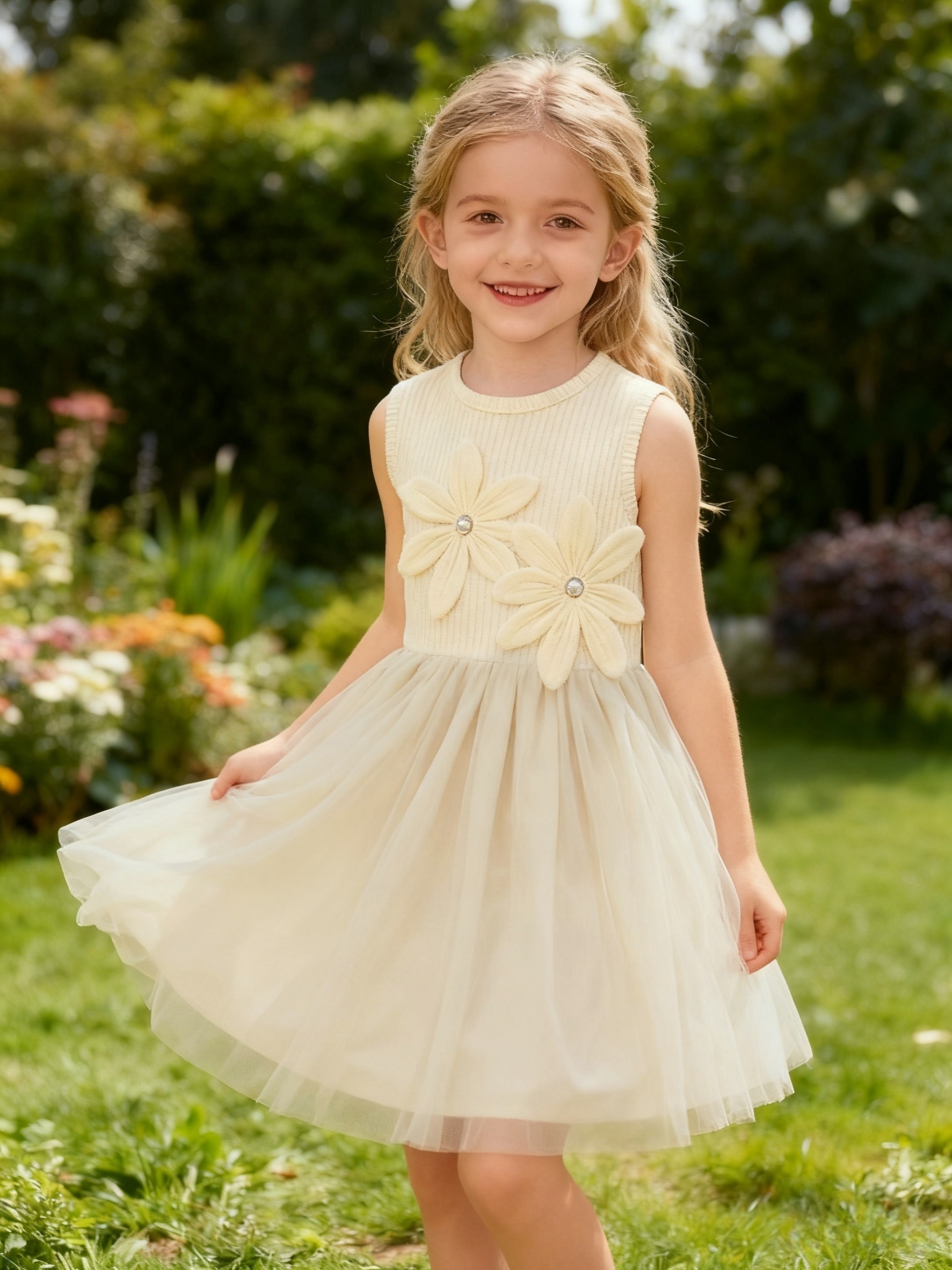 cream dress toddler - Iceland