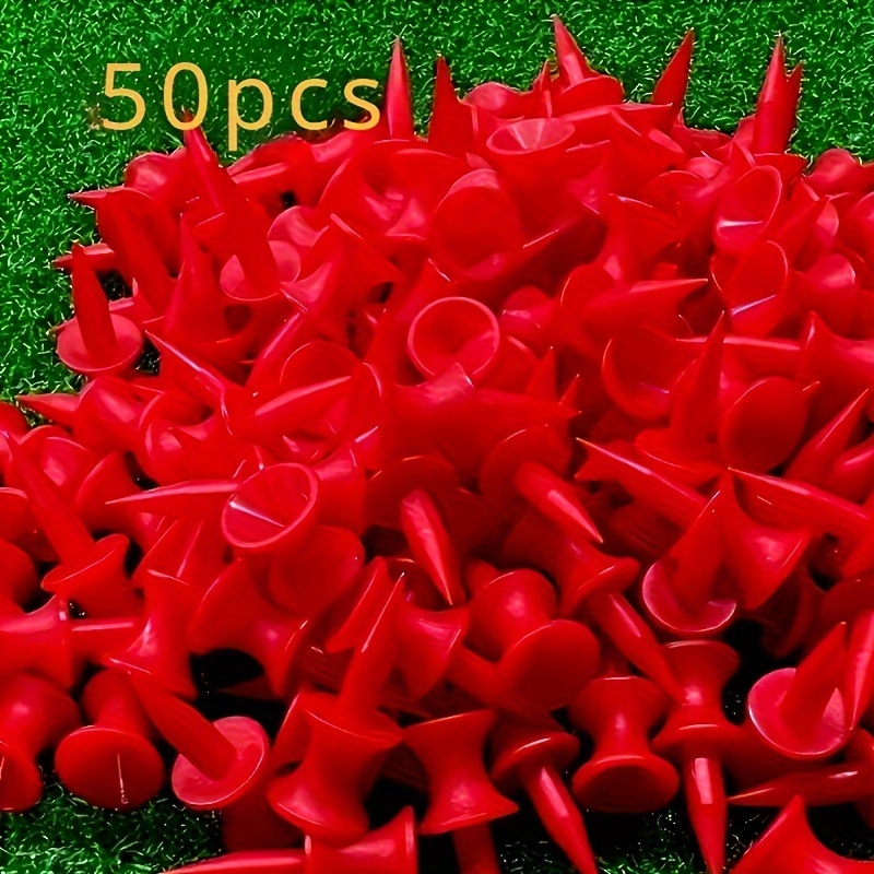 E-shop 50/100 Stk. langlebige doppellagige ABS--Tees – Perfektes Golfzubehör für Amateure!