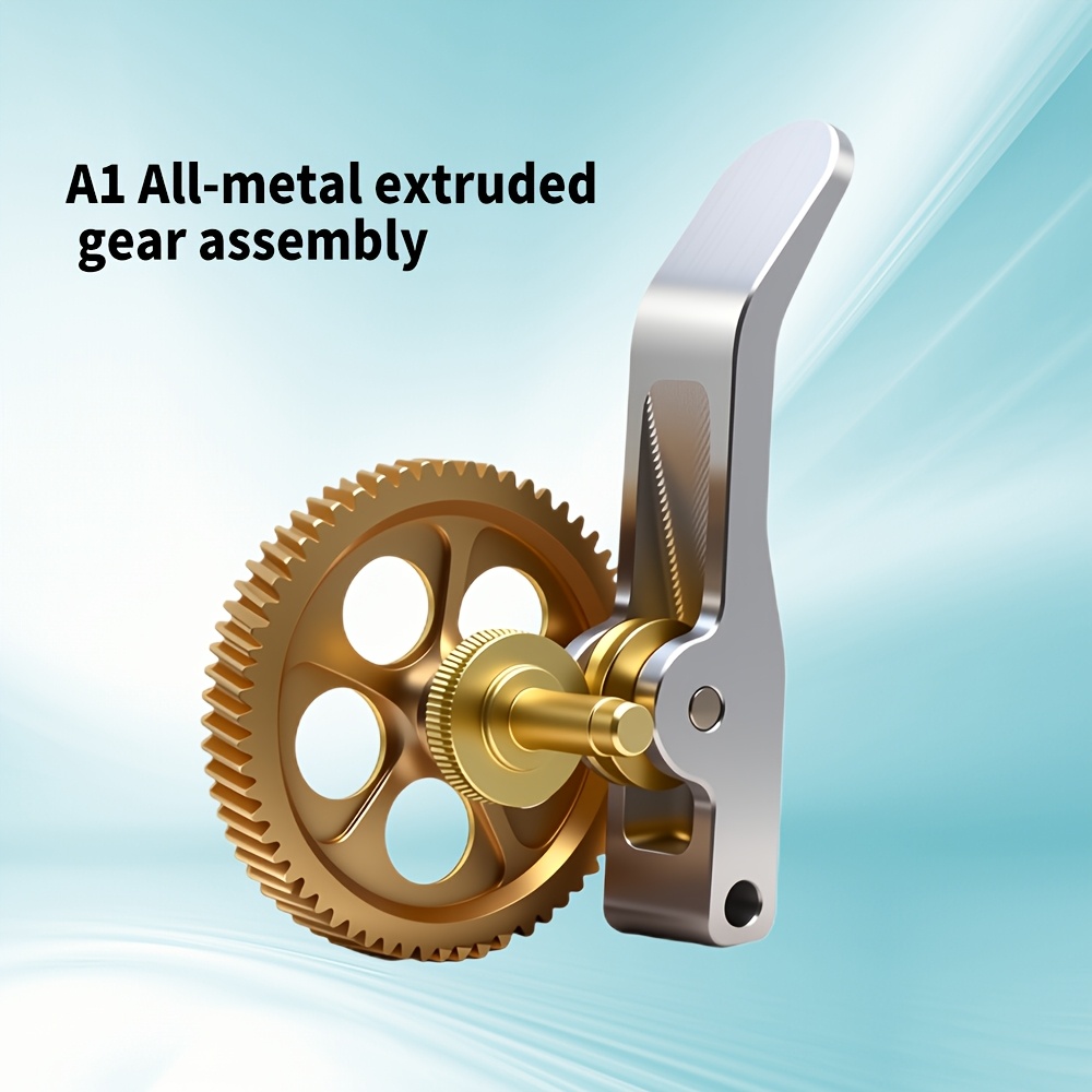 A1/a1mini Hardened Steel Gear 3d Printer Additions Extruder All Metal Dlc Feed Kit