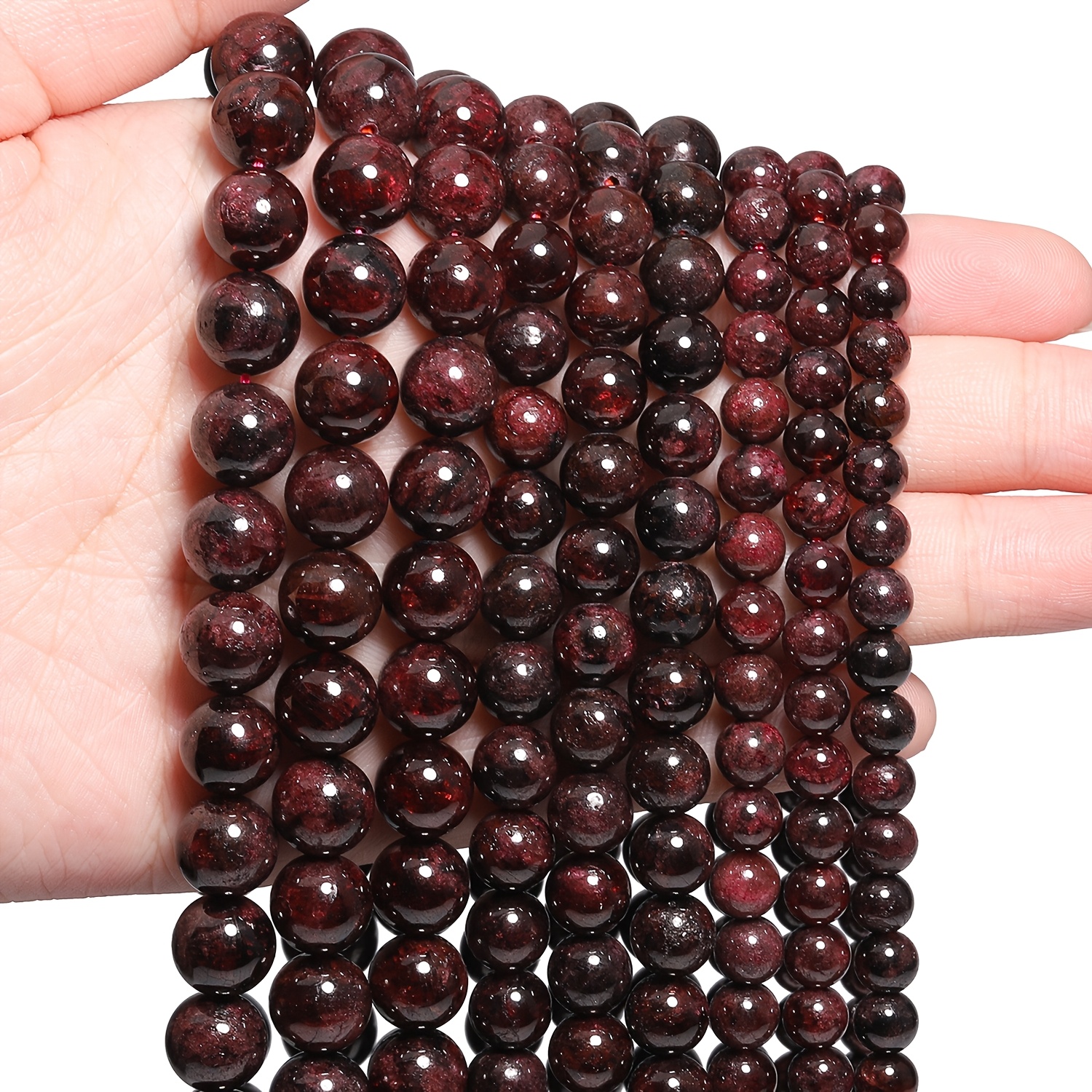 

1 Strand Aaa Natural Gemstone Beads, High-quality Polished Spacer Beads For , Bracelets, Necklaces, Crafts - Ideal Gift For Men And Women