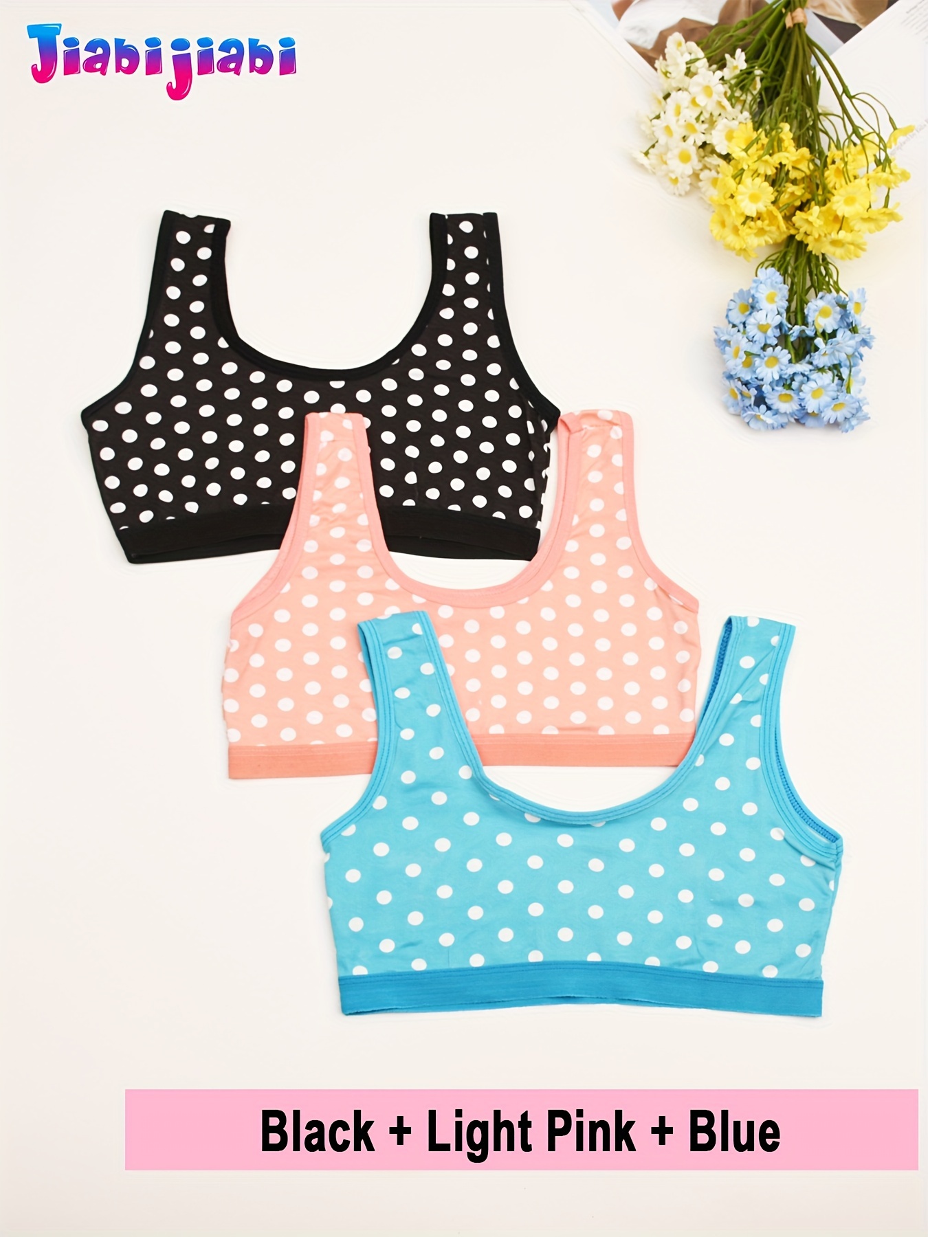 Girls Simple Cartoon Print Camisole Bras Removable Pads Comfortable And  Soft Underwear (random Color Delivery) - Temu United Arab Emirates