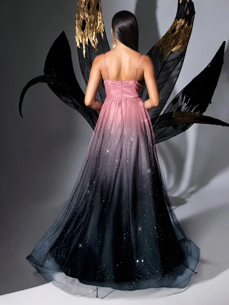 elegant goddess gradient color sequin mesh slit - Temu Mauritius elegant goddess gradient color sequin mesh slit - Temu Mauritius