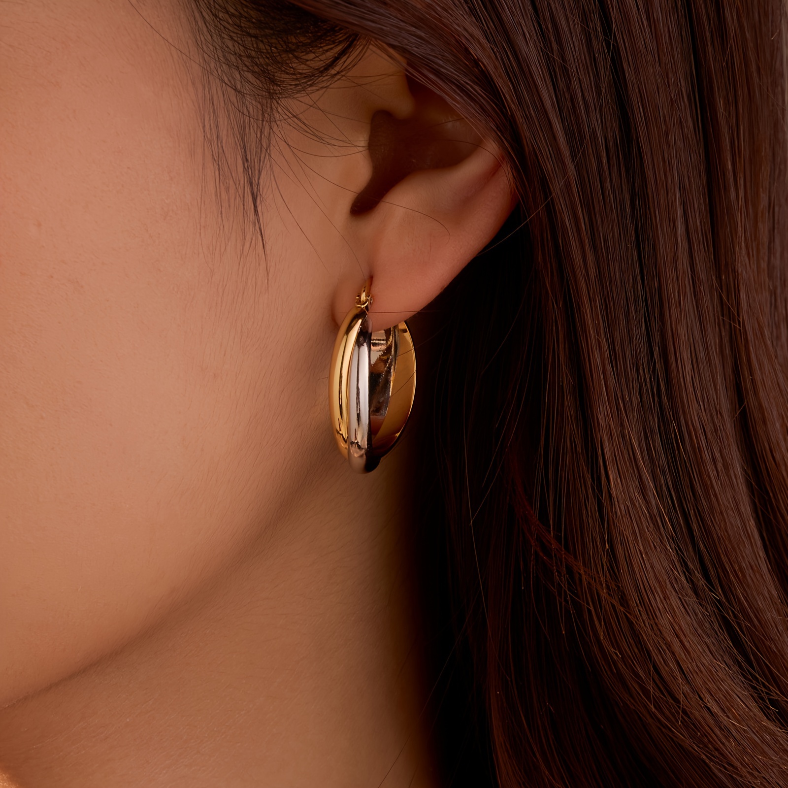 Two Color Alternating Gift Earrings