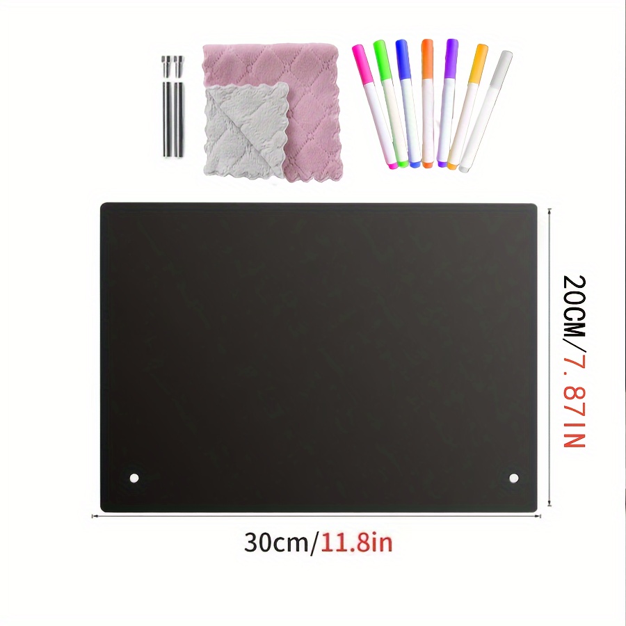 Acrylic Planning Board Stand Dry Erase Desktop Memo Pad Temu