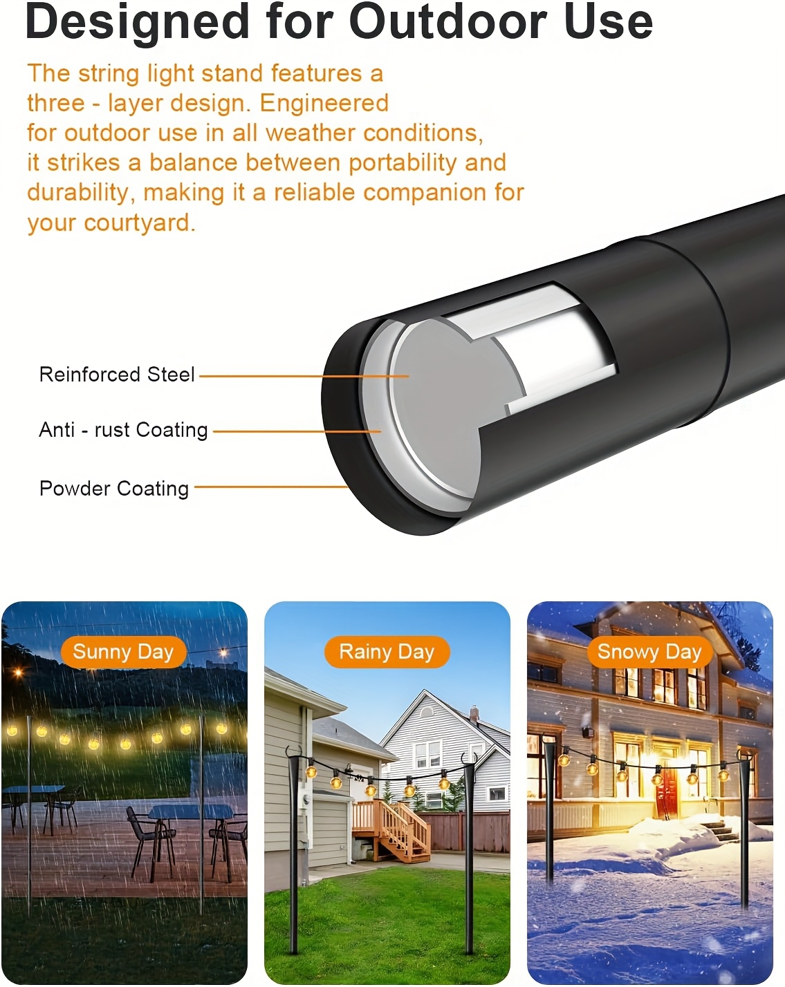 Patio Lighting Pole