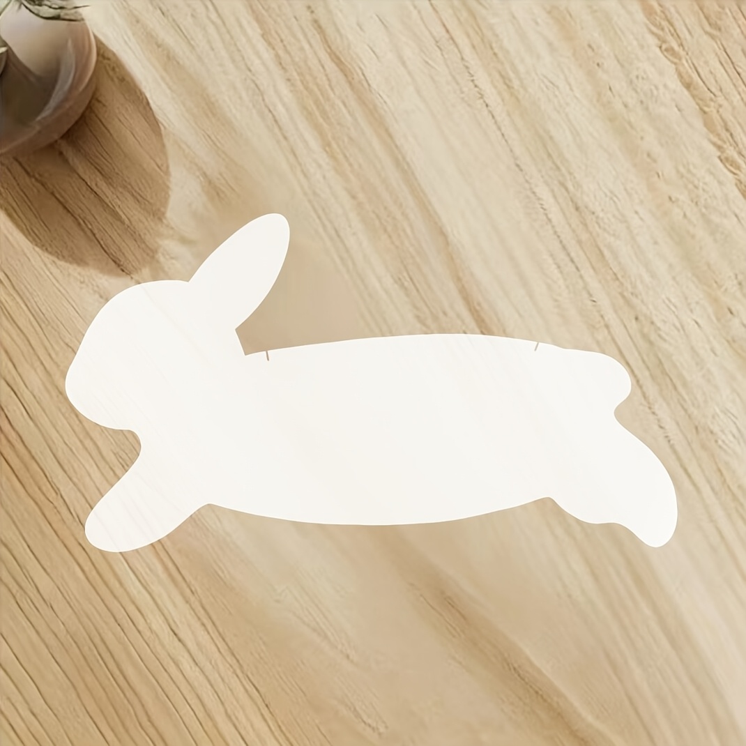 TEMU Plantilla de costura para estuche de lápices de conejito adorable - Tablero reutilizable de PET para acolchado y confección de bolsos DIY con