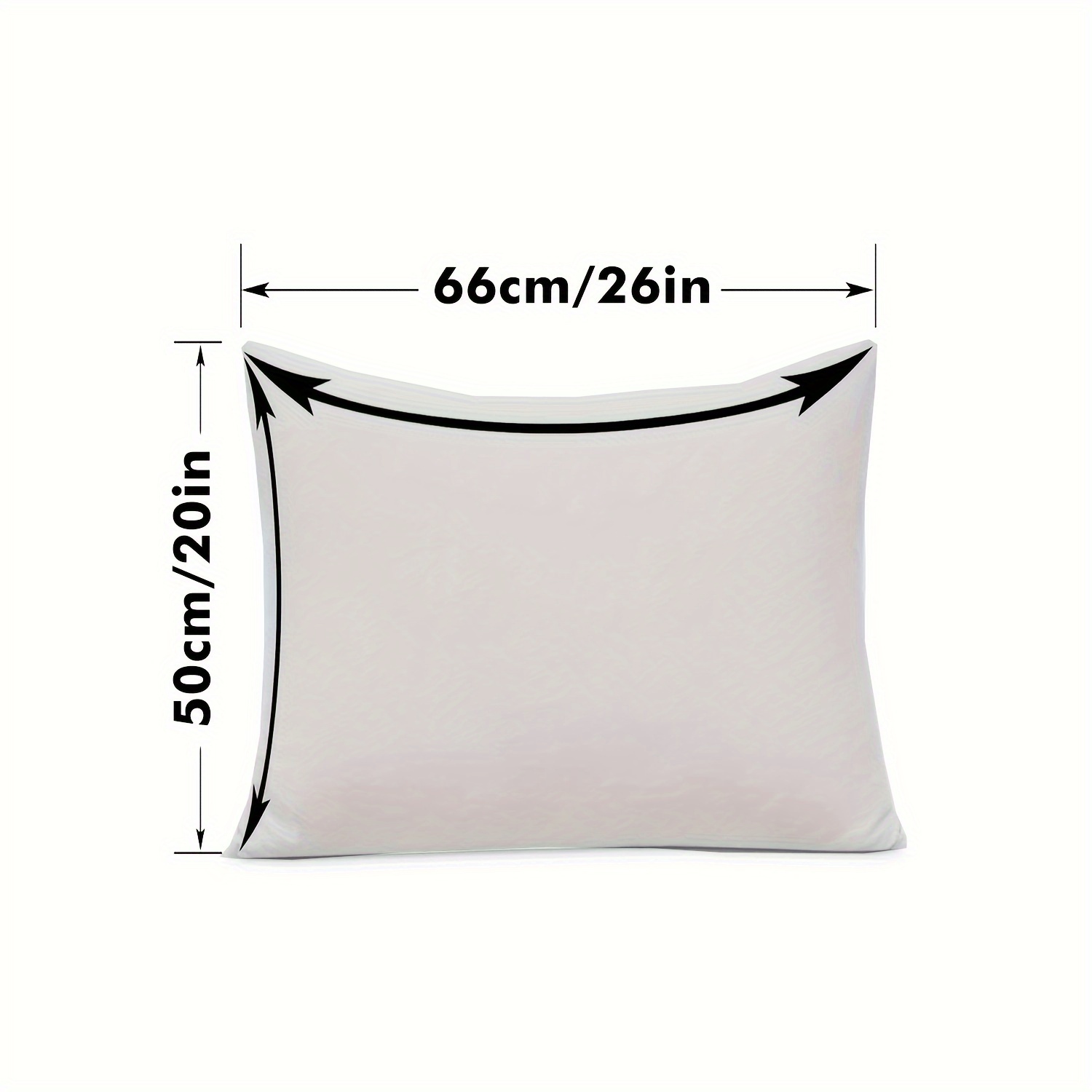 TEMU High Quality Pillowcase Standard Size Noise-free Cover For Home And Hotel Use