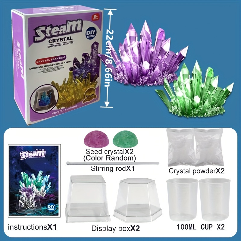 TEMU Diy Kit For Aquariums - Create Your Own Unique Decor With Phosphate Lithium Powder & Food , Fish Rocks