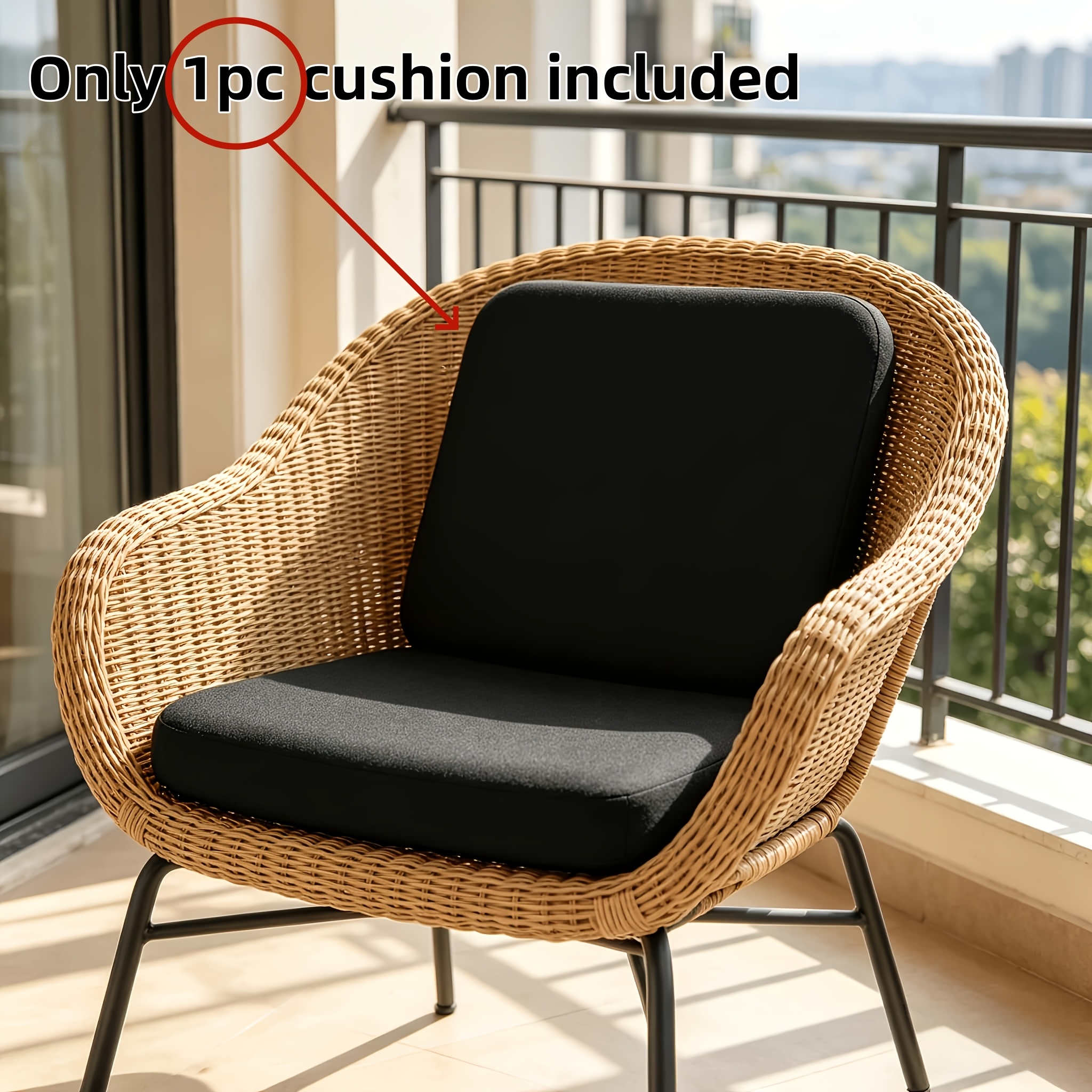 Cushion, Ergonomic, Slow Rebound, Anti-flattening Design, Suitable For Office Chairs, Odorless, Square, For Gifting