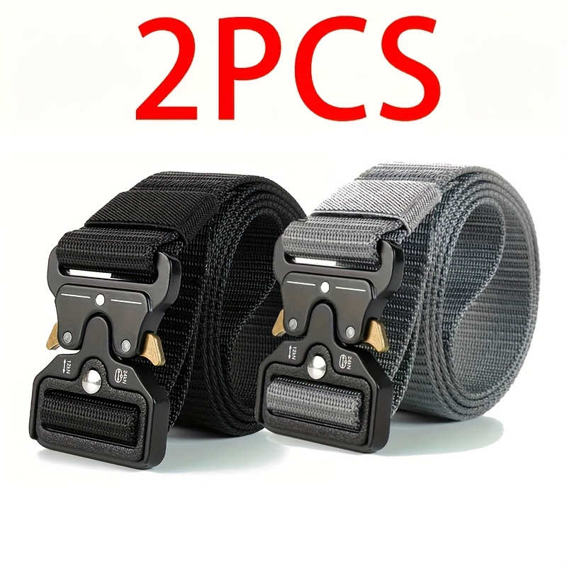2pcs Quick Release Outdoor Training Belts for Men