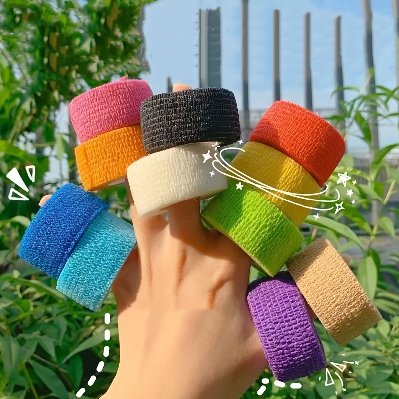 10 pakning elastiske selvklebende bandasjer egnet for finger