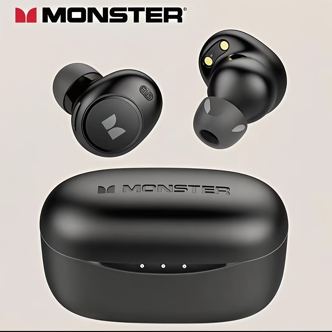 TEMU Monster Bluetooth Earbuds, In Ear Earbuds, , Comfortable And
