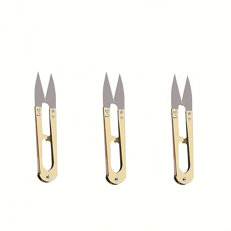 TEMU 3 pièces/set Ciseaux de Couture 10,41 cm ( 10,4 cm) Coupe-Fil Pince à Découper Petite - Idéal pour la Couture, Mini Fournitures DIY (Couleur