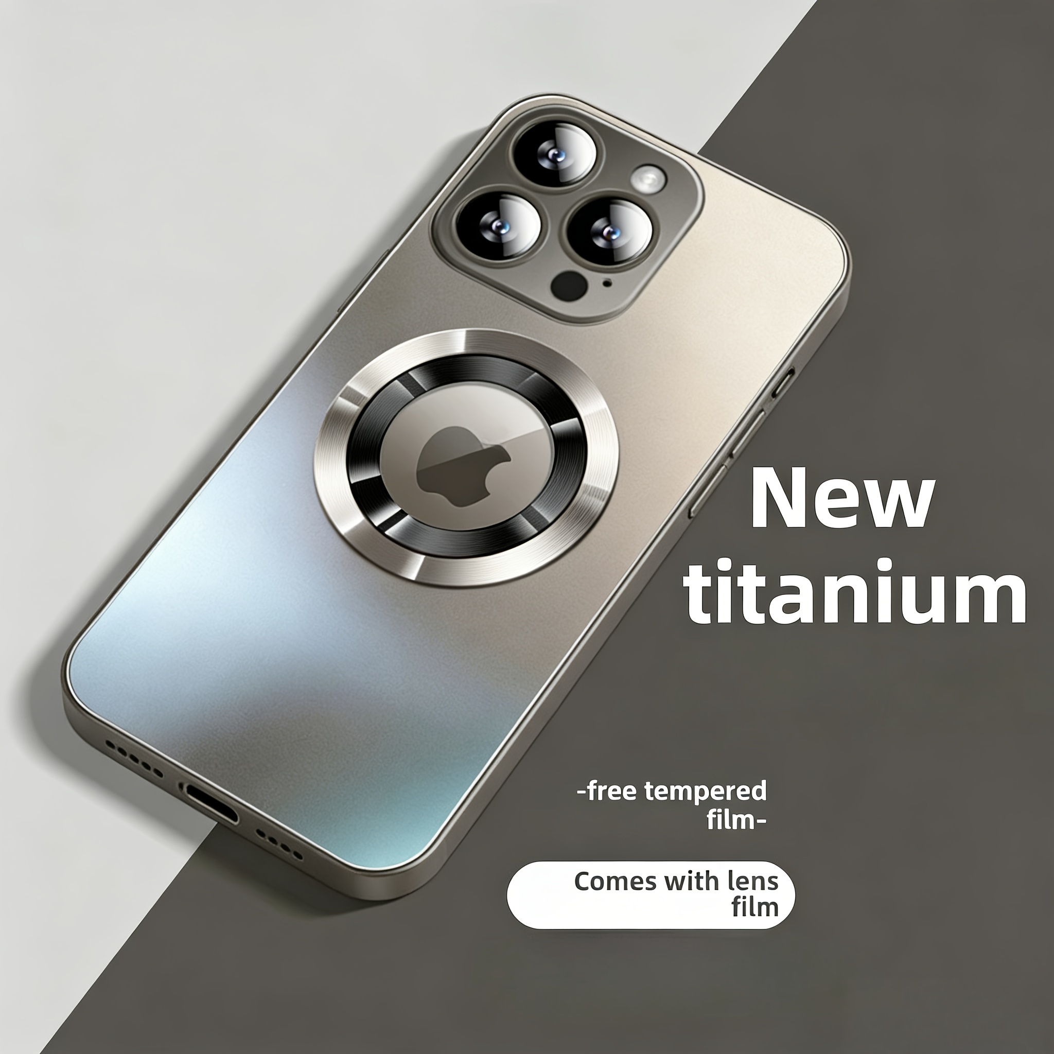 E-shop Handyhülle - Passend für Apple 16Pro Max 17Pro Max 17 Handyhülle Neue 16Pro Hautgefühl Mattiertes Glas Geeignet für iPhone 15Pro Max mit