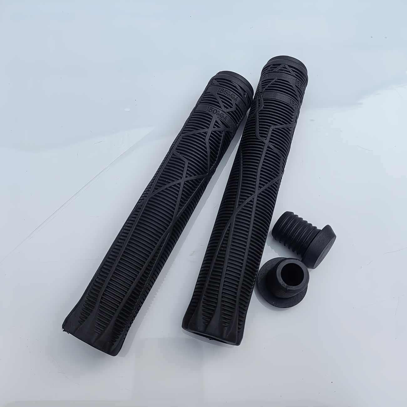 TEMU Bike Handlebar Tape With Tear Lines, Trimmable To 150/165/180mm, Mountain Bike Handlebar, Thickened Shock-absorbing Non-slip Scooter Handlebar