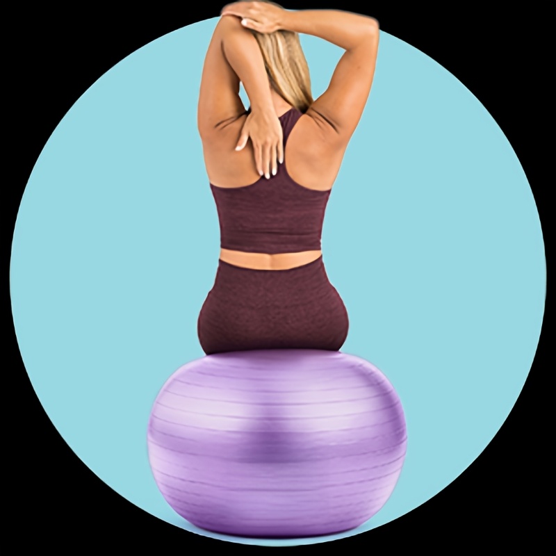 Professional Balance Ball with Air Pump for Yoga, Pilates, And Exercise, Office Chair, Stability And Balance Training Ball