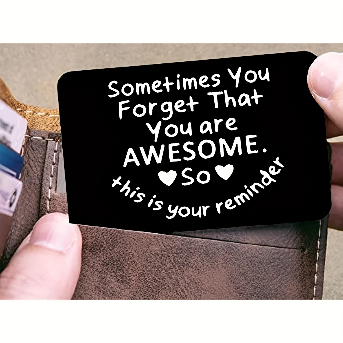 

1pc Wallet Card, Awesome Reminder Birthday And Graduation Gifts