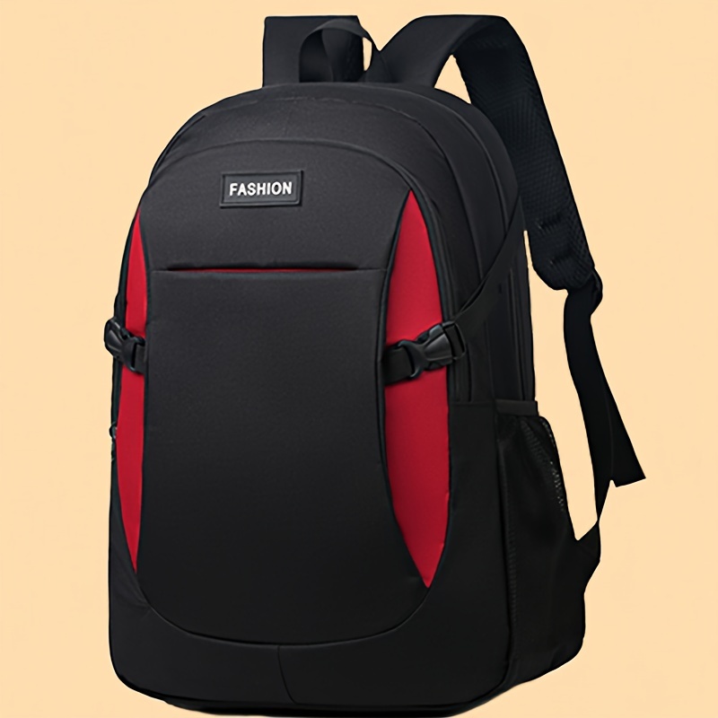 

1pc Double Shoulder Bag Backpack, Men's Bag Computer Bag, Large Capacity Multifunctional Backpack, Business Trip Business Travel Bag, Junior High School Student School Bag