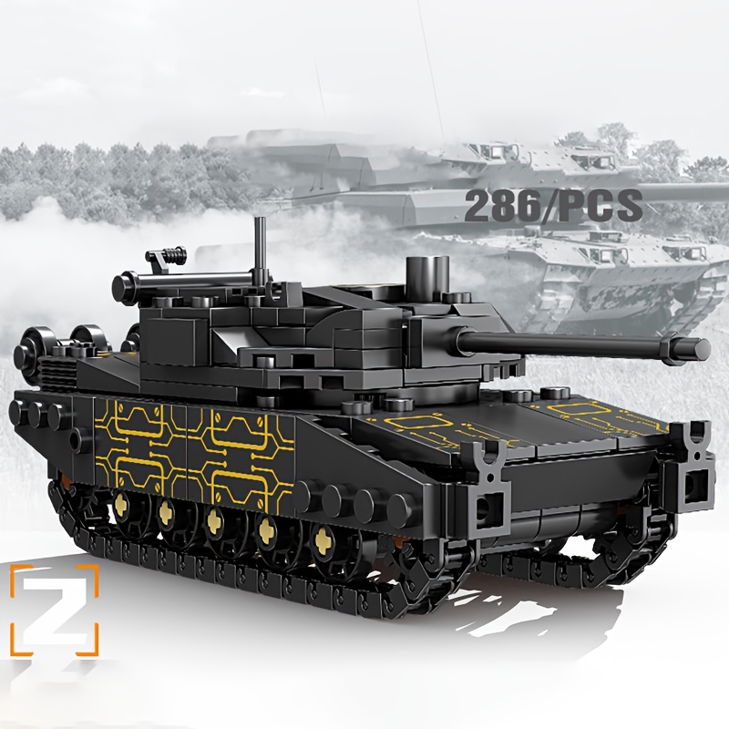 black golden vintage tank blocks, classic armored tank tank toys