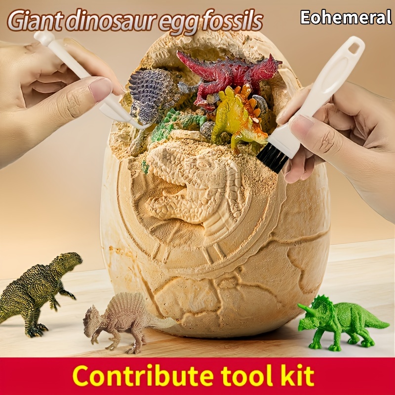 

Eohemeral, Excavation , Puzzle Diy Archaeological Fossil Toy, Containing 24 Simulated Dinosaurs, Dinosaur Cards, Excavation Tools, Scientific Stem Toys, Christmas Birthday Gift