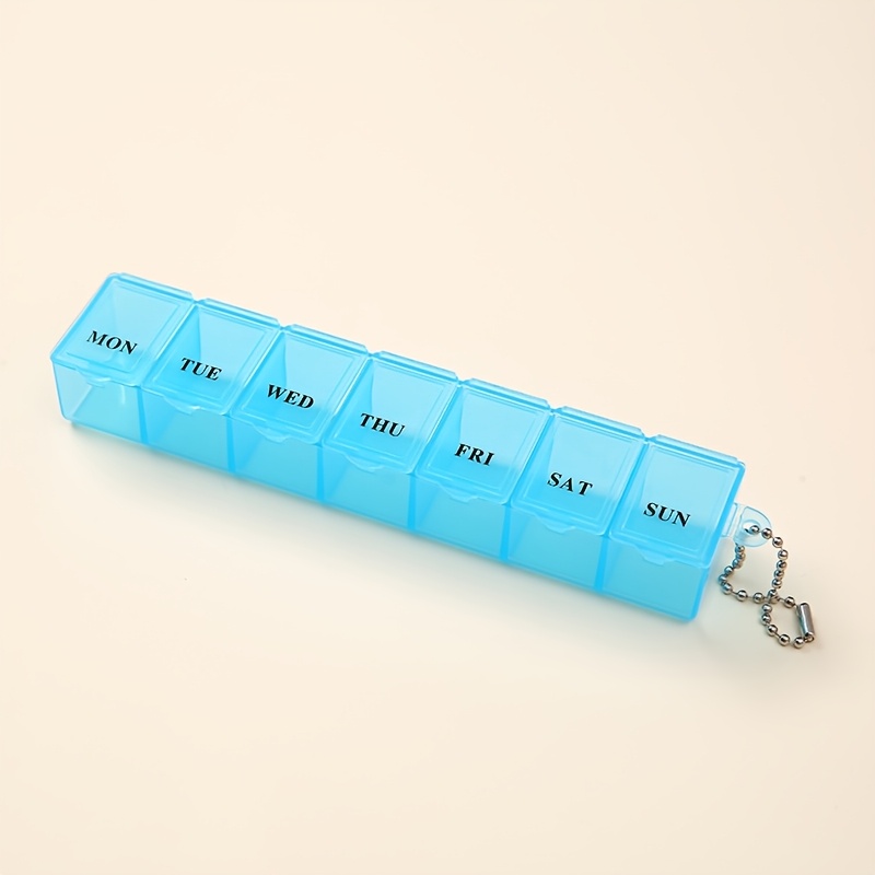 Portable Moisture-Proof Seven-Day Weekly Pill Organizer