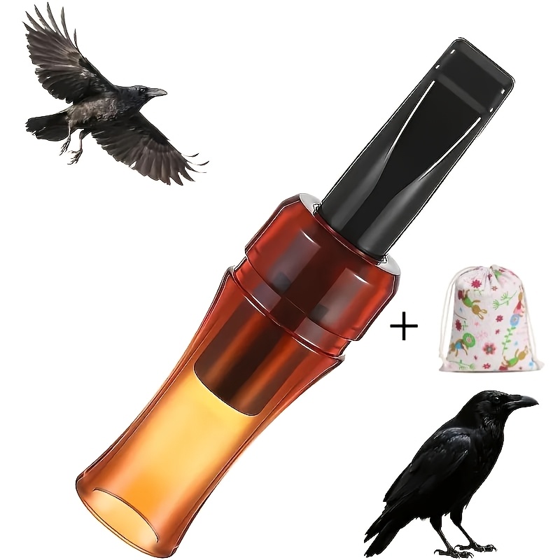 TEMU 1pc Crow Caller To , Portable Crow Whistle, For Outdoor, Beginners, Professional (free Gift 1pc Rabbit Bag)