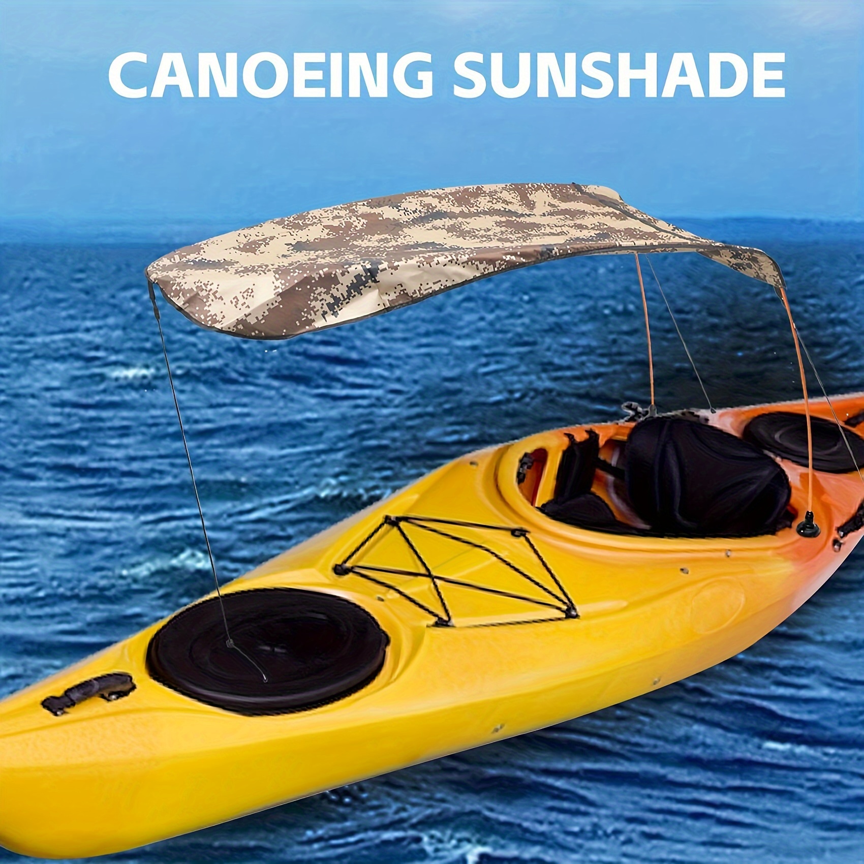 Tbest Kayak Awning,Inflatable Kayak Awning Canopy,Kayak Sun Shade Canopy  Waterproof Foldable Kayak Sunshade Awning for Boat Canoe(Black) - Yahoo  Shopping