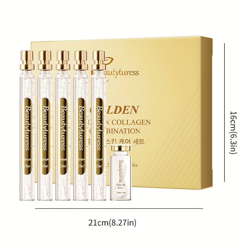 2-pack Golden Collagen Set: Golden Serum + Protein Thread for Brightening