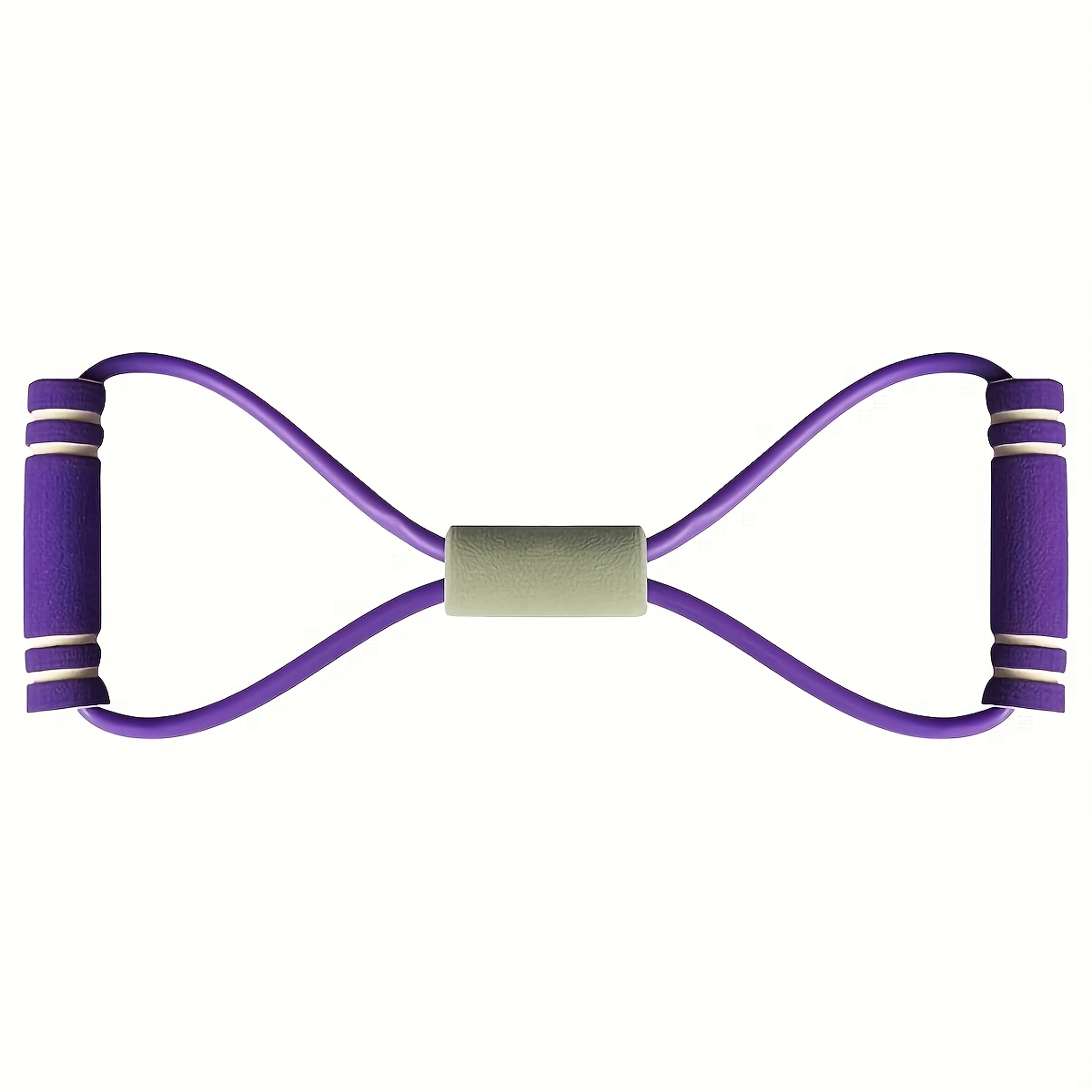 Image of 8-shape Tension Band With Handle, Elastic Yoga Resistance Band For Arm And Leg Stretching Exercise, Chest Expansion Band Suitable For Beginners