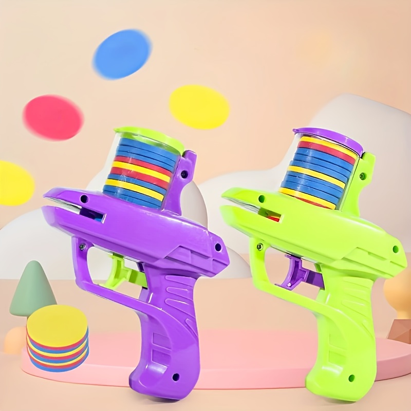 2pcs Vibrant Foam Disc Launchers with 30 Foam Discs