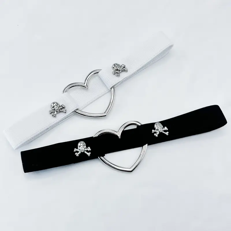 skull black white heart easy jk thigh ring harajuku - Temu Oman skull black white heart easy jk thigh ring harajuku - Temu Oman