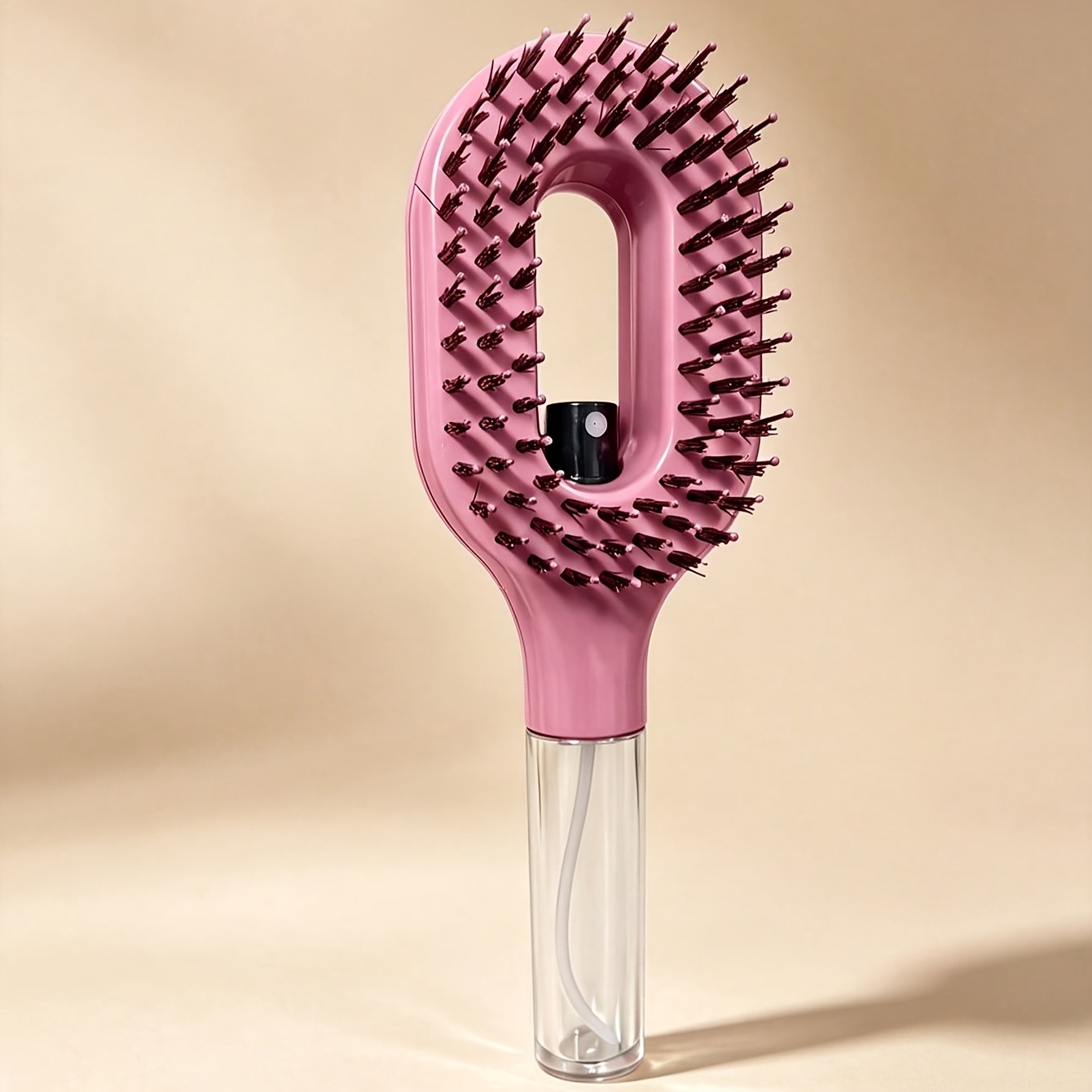 TEMU Ensemble de peignes 2-en-1 à poils en nylon à double , 1/4 pièces, comprenant un peigne pulvérisateur à fine , un brosse à sourcils, un peigne à